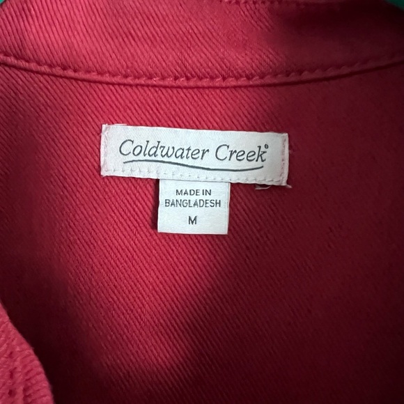 EUC Coldwater Creek Cabincore Red Jacket size Medium - Picture 3 of 8